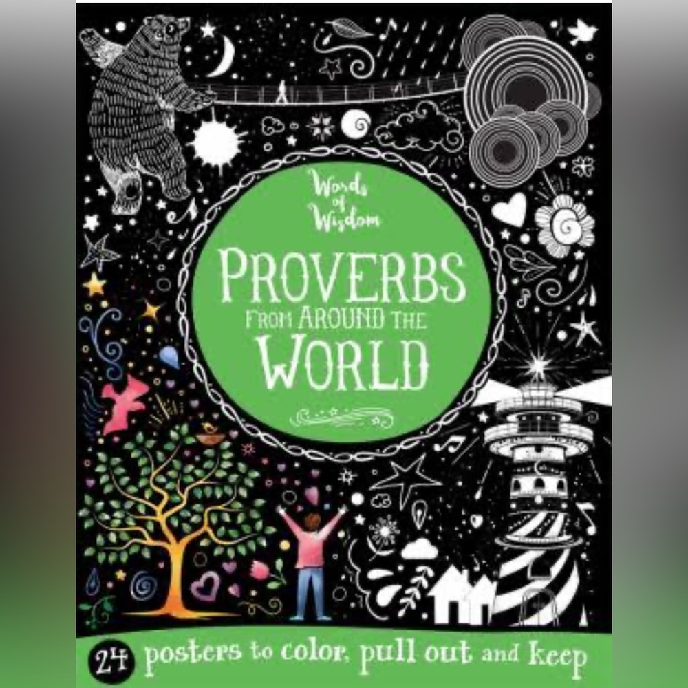 ✨NEW✨ Coloring Book with Proverbs from Around the World.